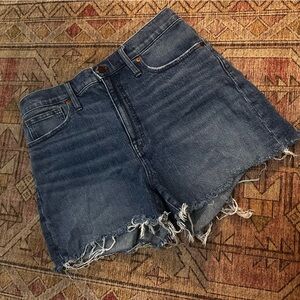 Madewell High Rise Denim Shorts 31